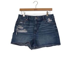 American Eagle Outfitters Blue curvy mom shorts